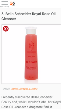 ROYAL ROSE OIL CLEANSER